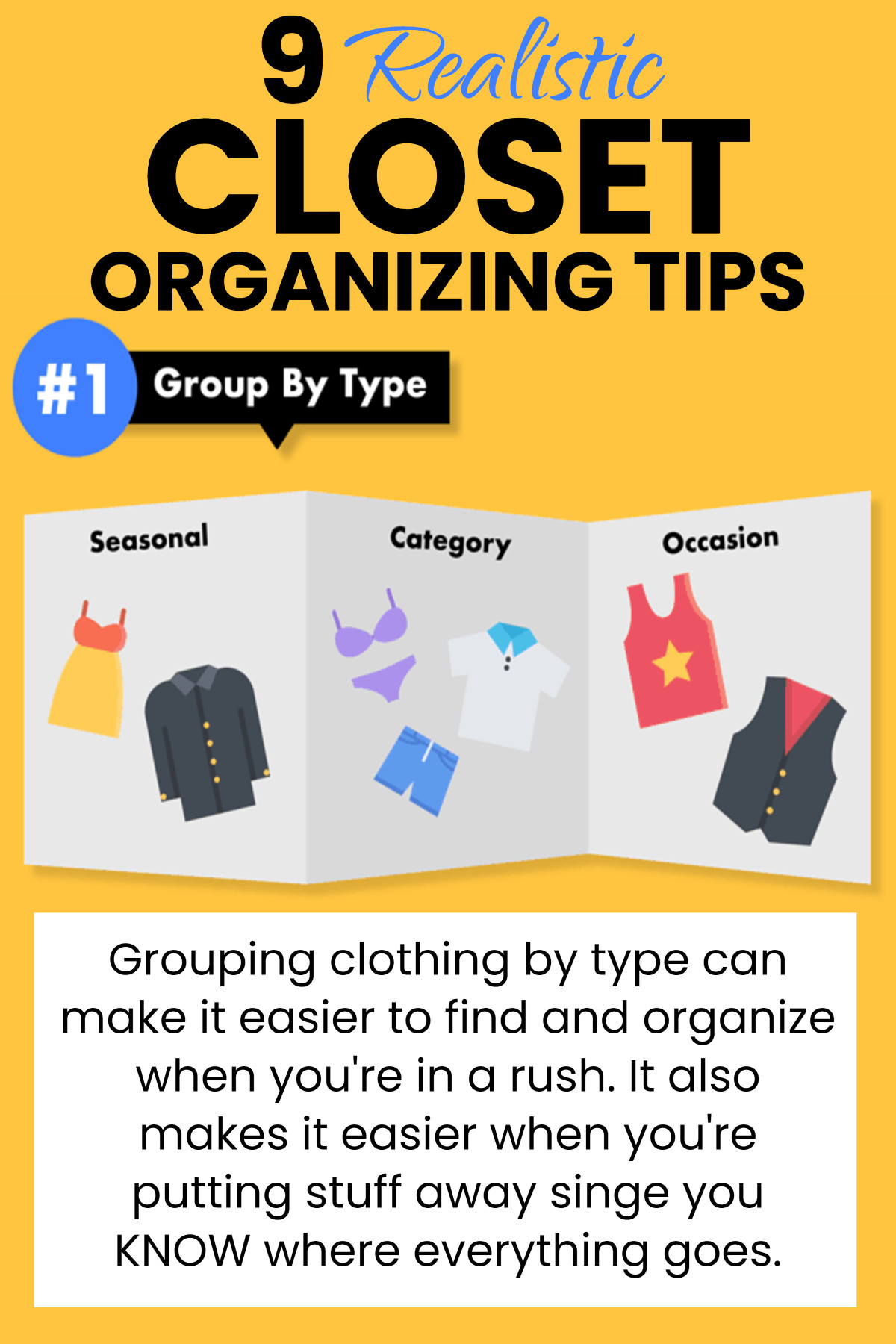 9 Realistic Ways To Organize Your Closet When You Have Limited Space