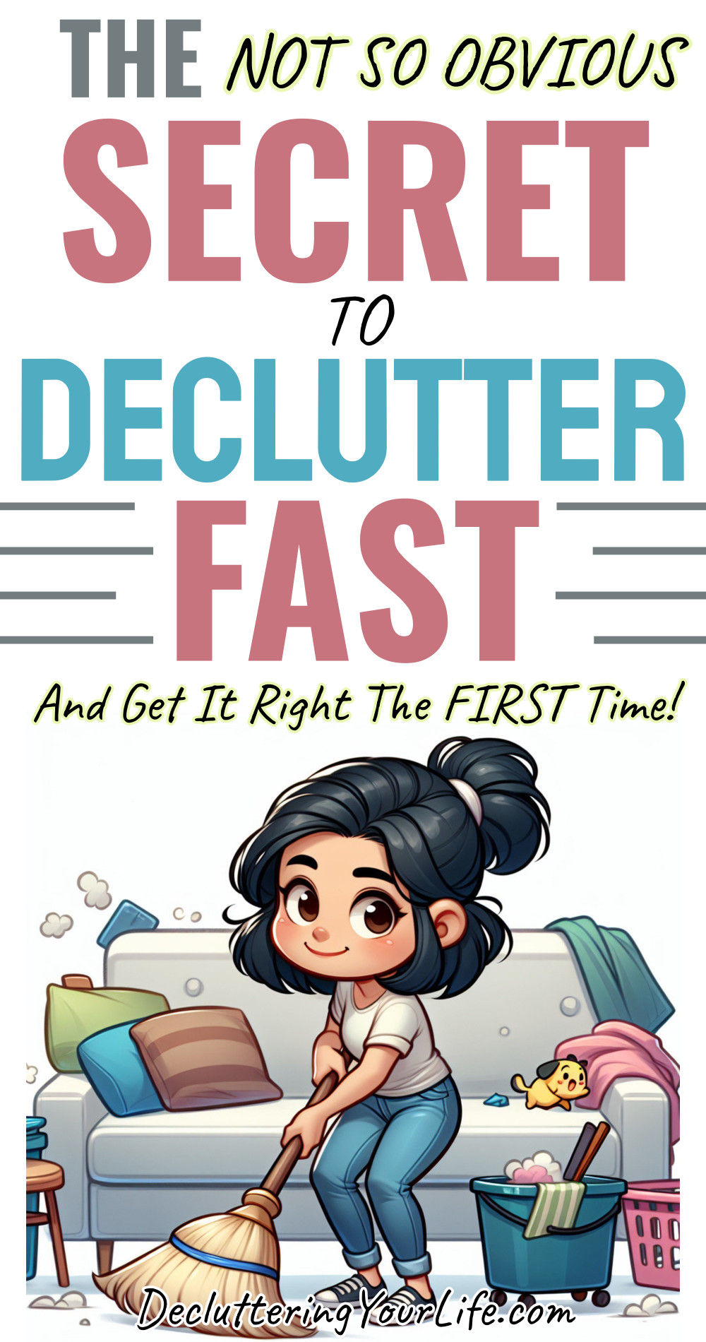 the secret to declutter fast