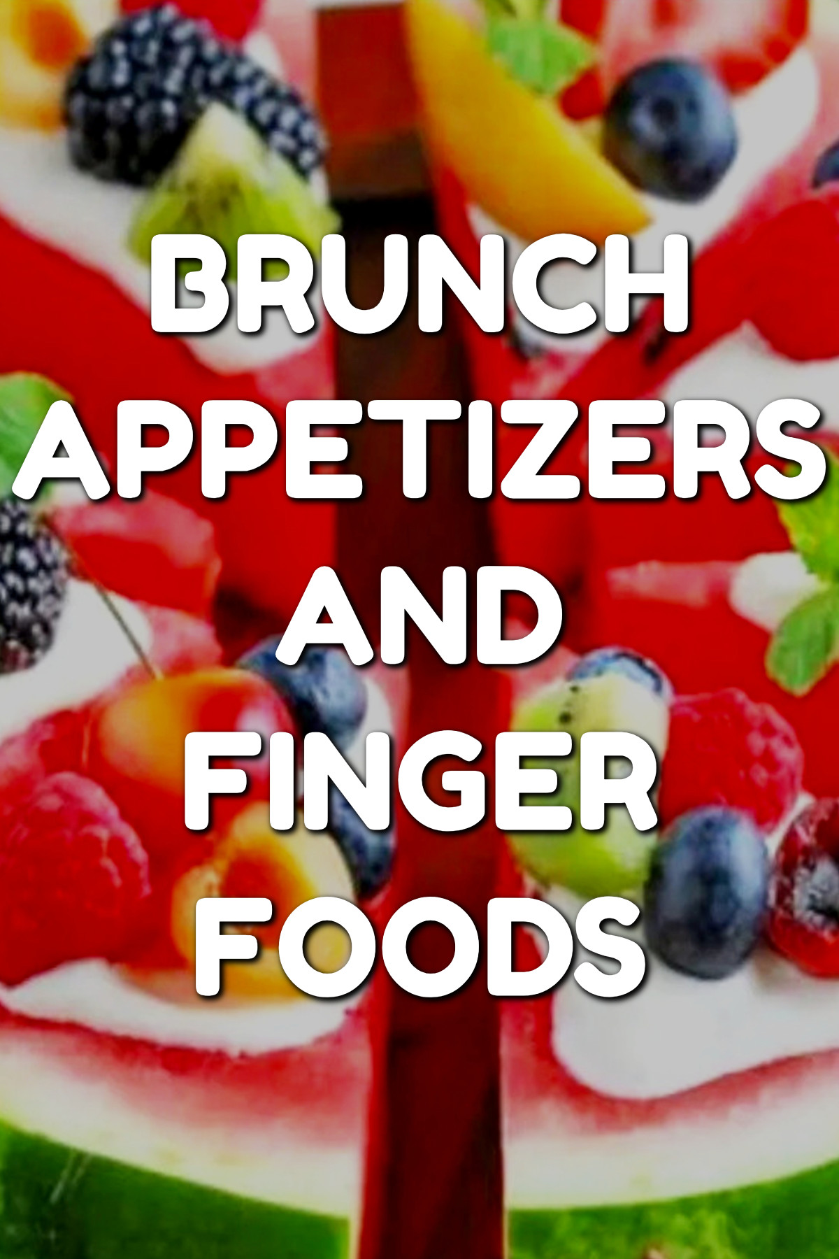 brunch food ideas - Cold brunch appetizers bites and finger foods