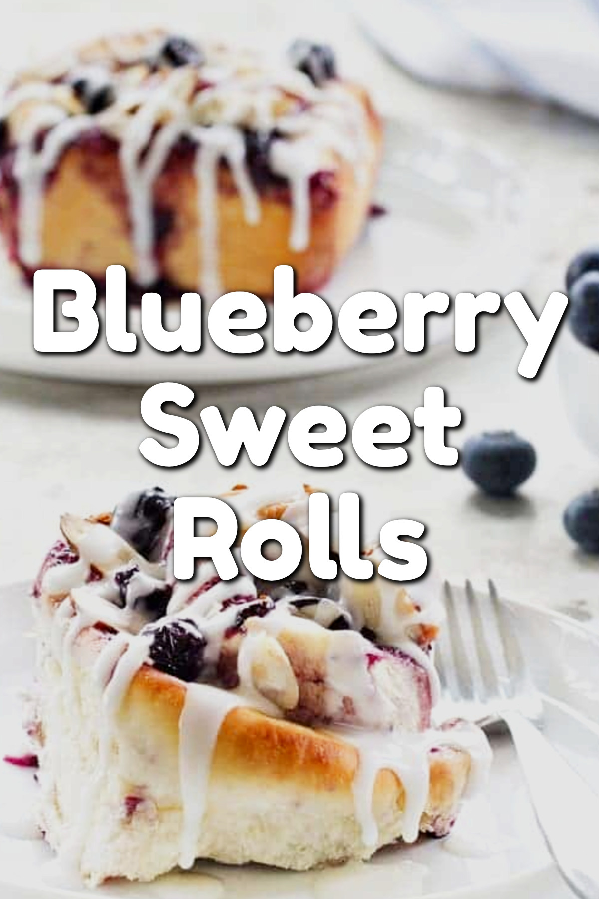 brunch food ideas - Blueberry Sweet Rolls