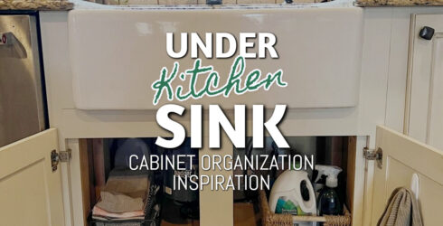 Clutter Solutions For Under The Kitchen Sink To Get That Cabinet SERIOUSLY Organized
