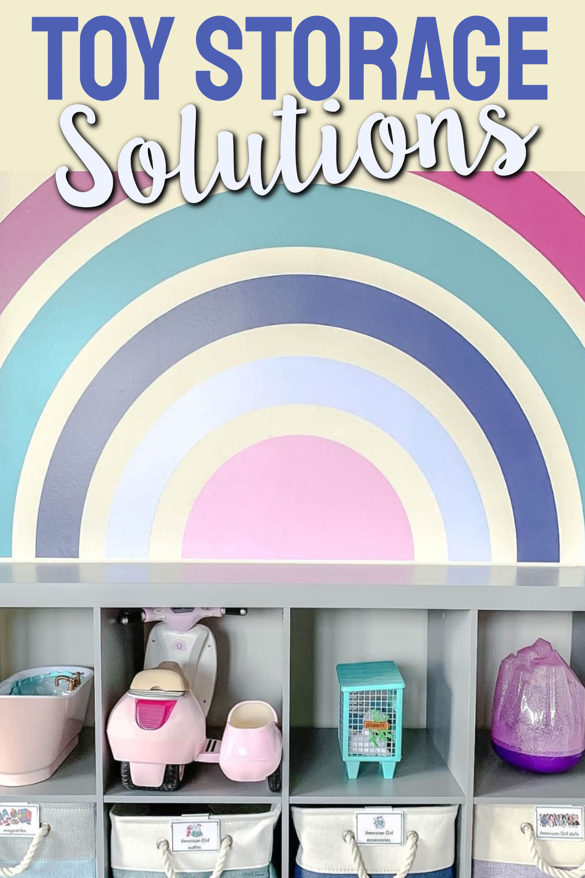 storage and organization ideas for playroom toys