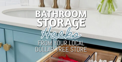 Dollar Tree Bathroom Storage Ideas For Small Cluttered Bathrooms