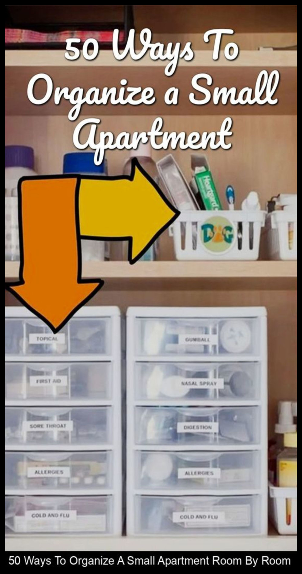 50 ways to organize a small apartment