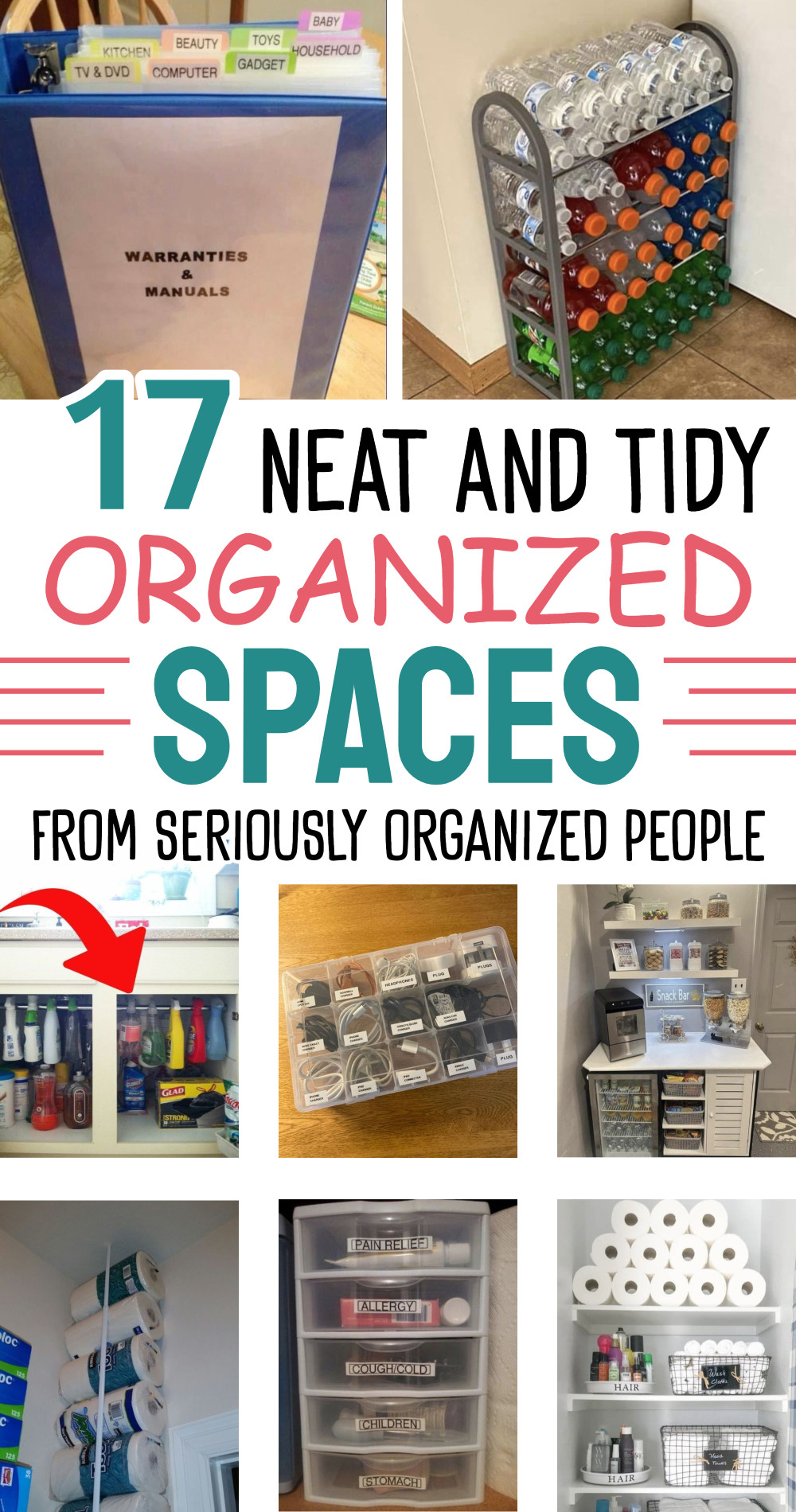 15 Brilliant ways to organize everything at home and life