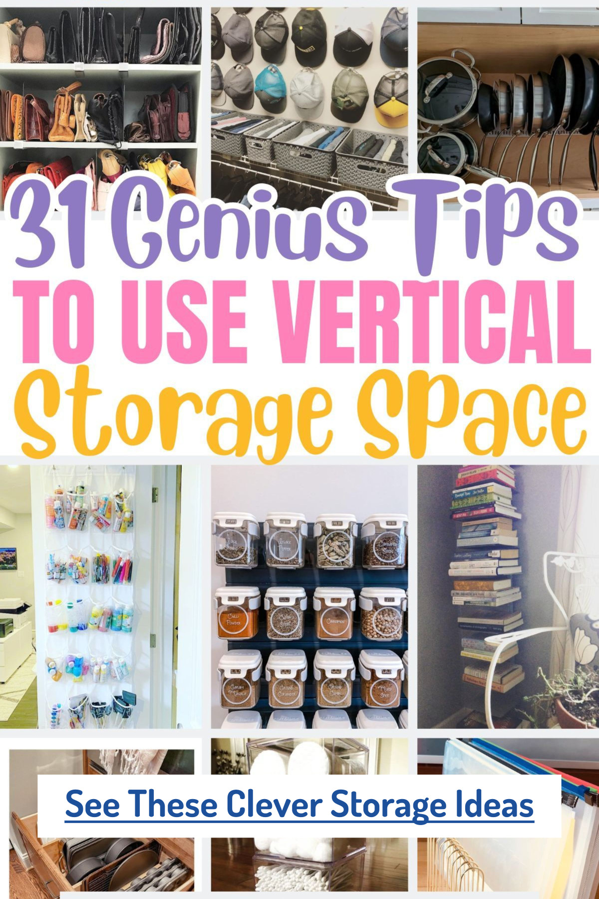 Tips to use vertical storage space