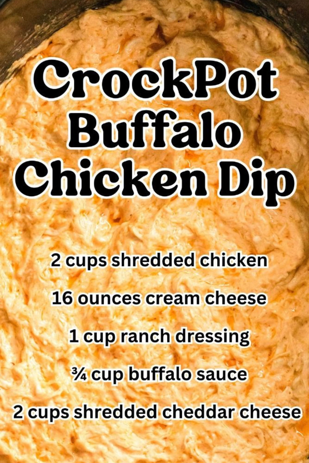 buffalo chicken dip crock pot recipe