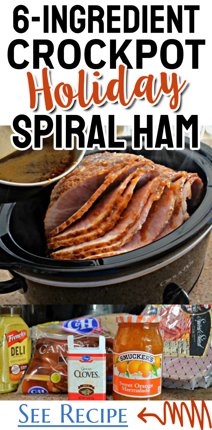 6-Ingredient Crockpot Holiday Spiral Ham