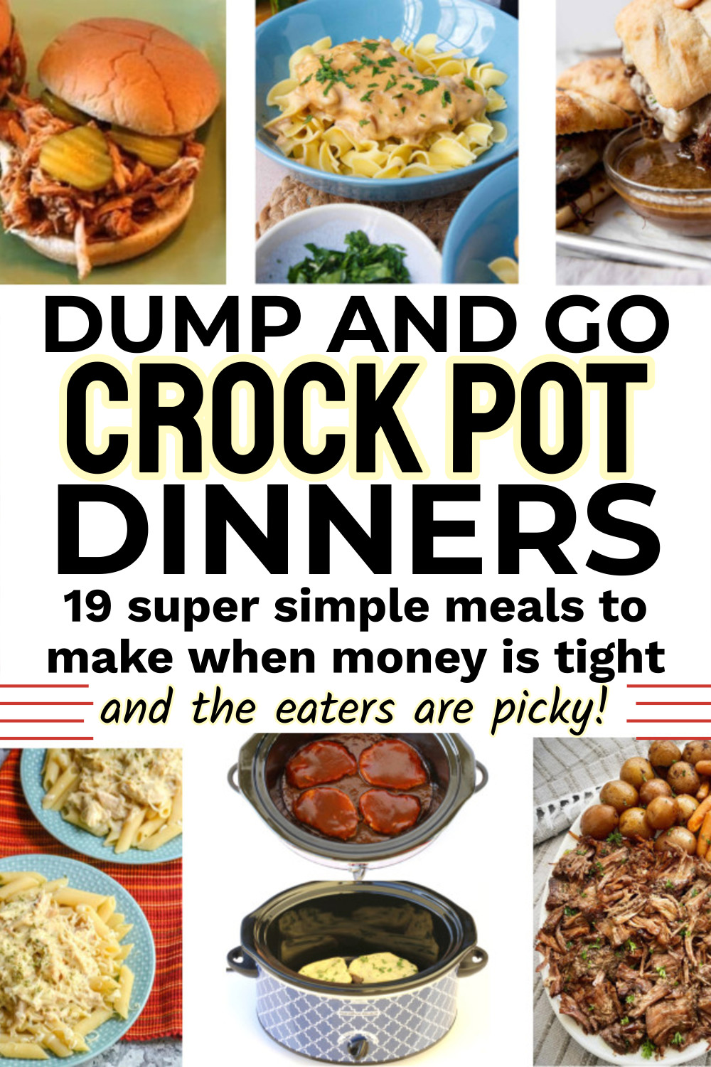 19 Easy Throw Together Crockpot Meals With VERY Few Ingredients