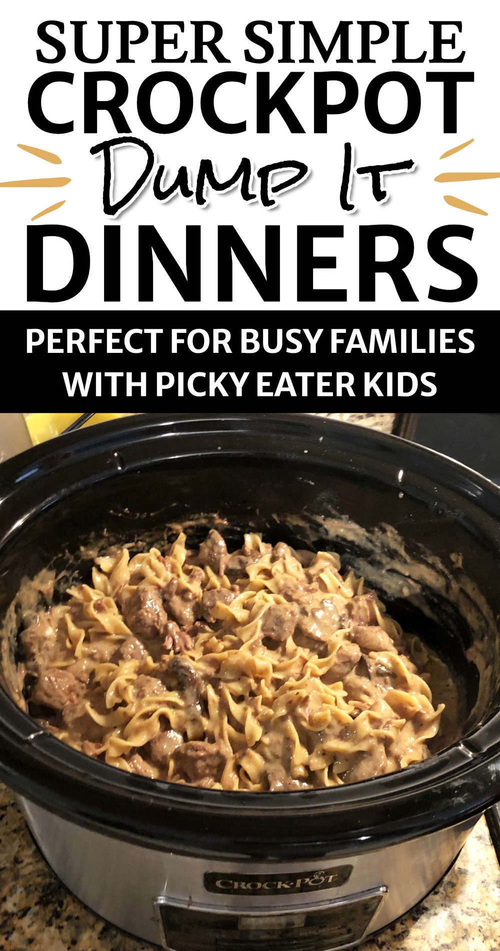 Super Simple Crockpot Dump It Dinners For Picky Eaters