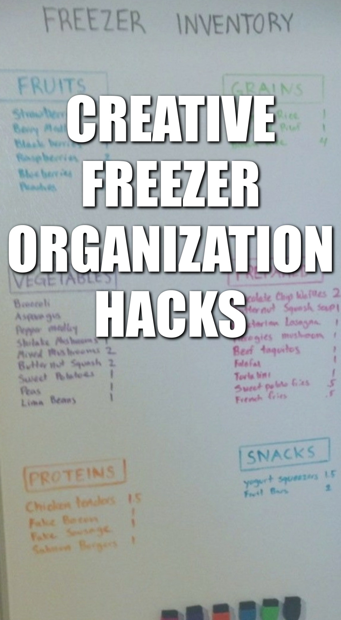 freezer organization hacks