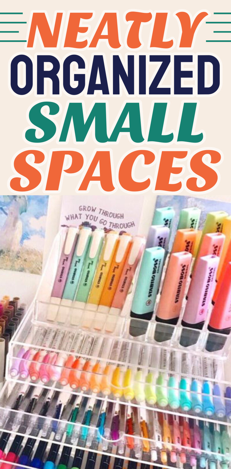 neatly organized small spaces