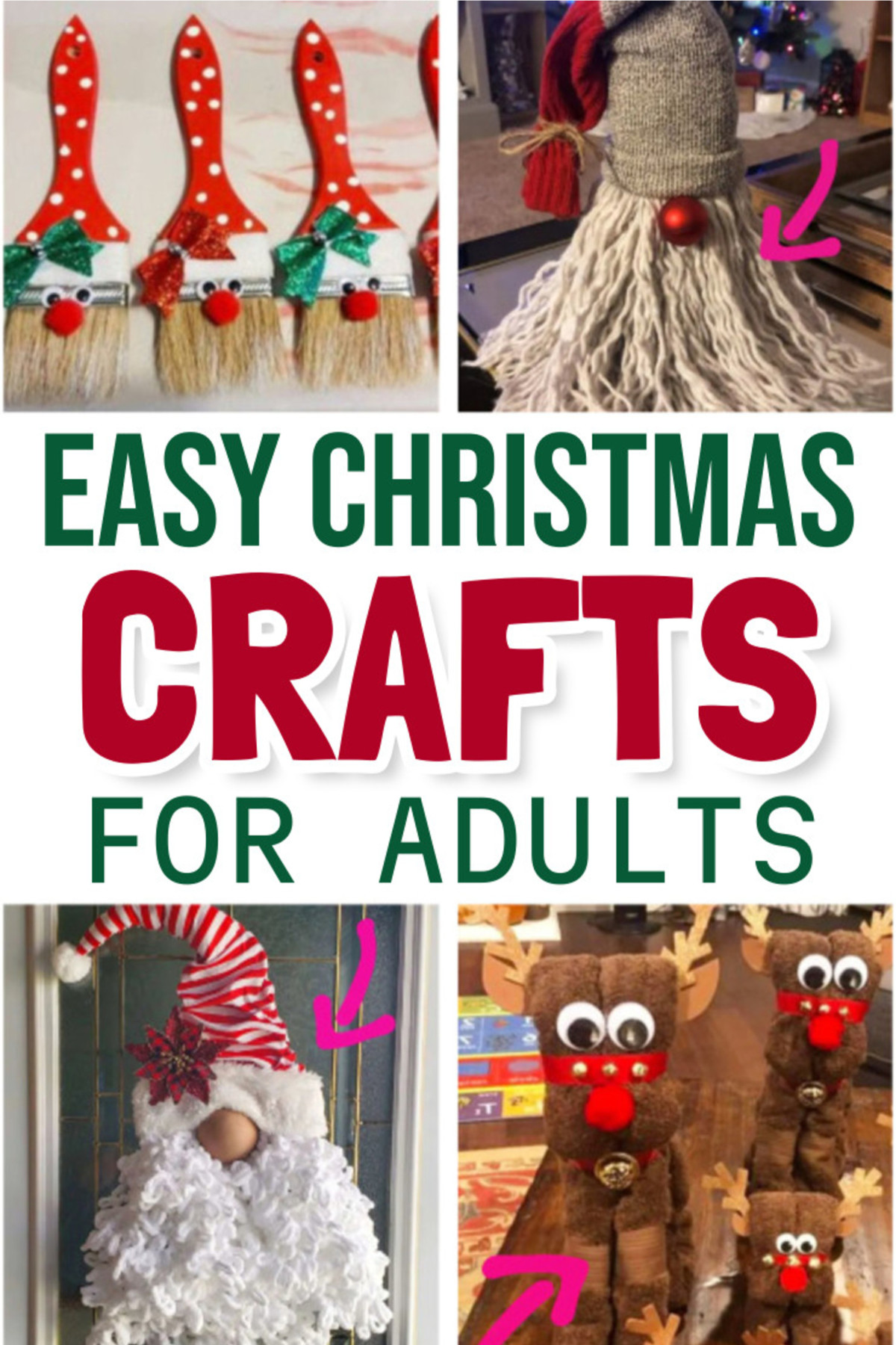 Easy Christmas crafts for adults